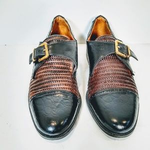 Black and brown Brass Boot handmade shoe